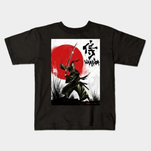 Samurai Warrior Kids T-Shirt